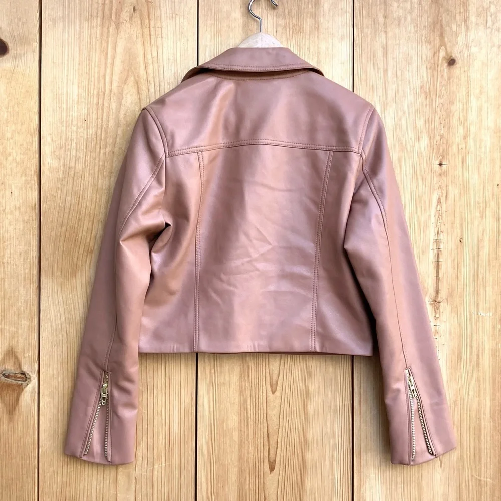 BlankNYC NWT Faux Leather Moto Jacket Sz Medium - Picture 7 of 8